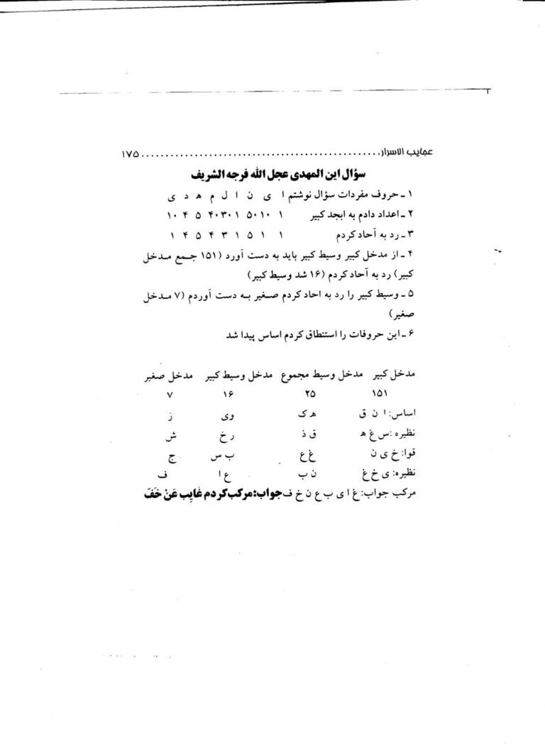 نمای 4 از کتاب عجائب الاسرار | جامع‌ترین مرجع علوم غریبه و رمل - پیشگویی